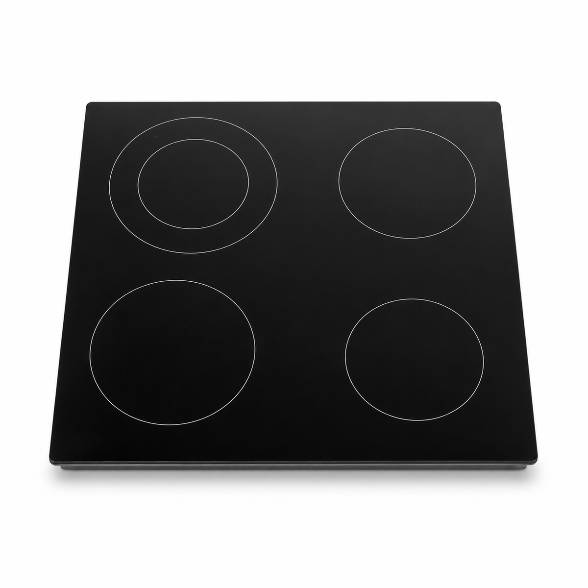 Baridi DH131 Integrated Ceramic Hob with 4 Cooking Zones 60cm - Black Glass