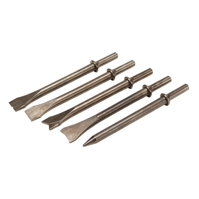 Draper 01090 Air Hammer Chisel Set 5 Piece 10mm Shank
