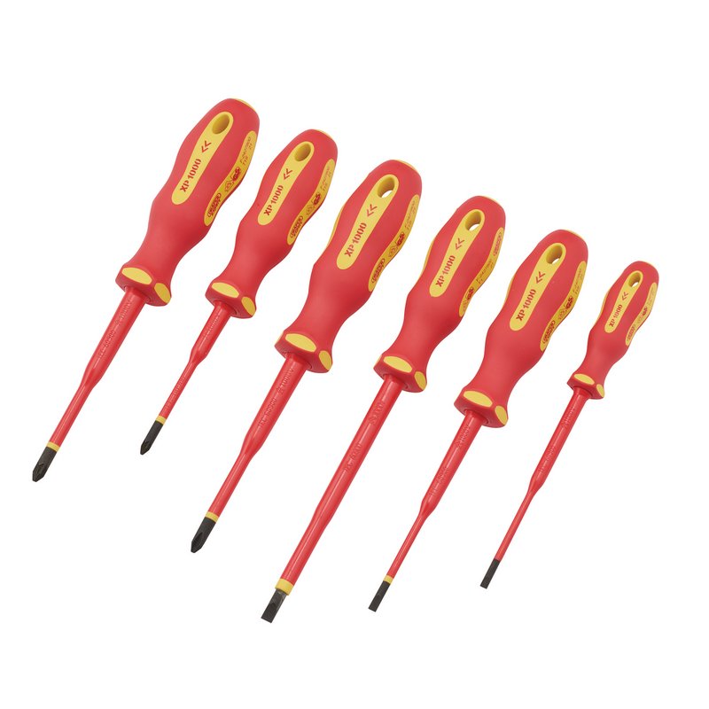 Draper 2167 XP1000Â® VDE Slimline Screwdriver Set (6 Piece)