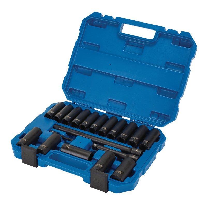 Draper 4577 HI-TORQÂ® Metric Deep Impact Socket Set, 1/2