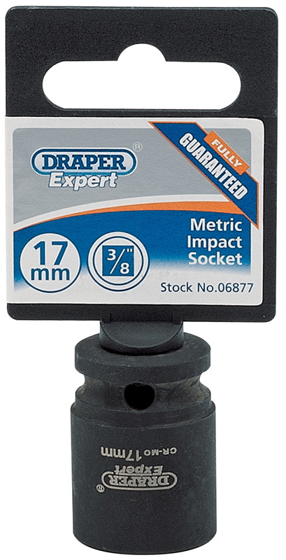 Draper 6877 Expert HI-TORQÂ® 6 Point Impact Socket, 3/8