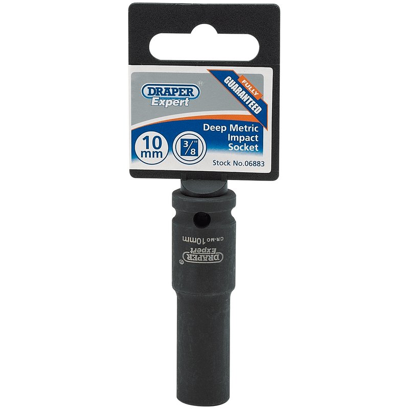 Draper 6883 Expert HI-TORQÂ® 6 Point Deep Impact Socket, 3/8