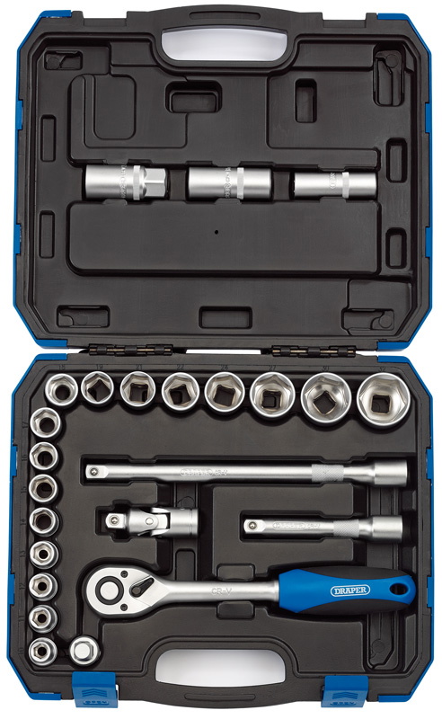 Draper 16362 Metric Socket Set, 1/2