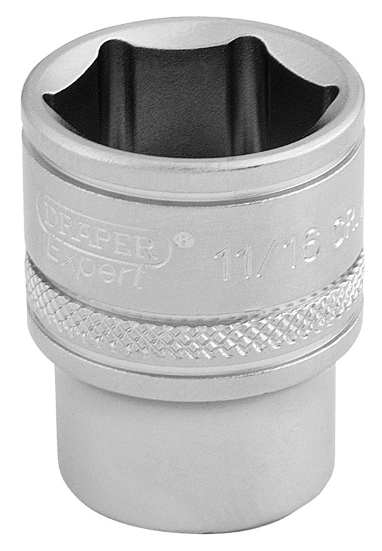 Draper 16573 6 Point Imperial Socket, 3/8