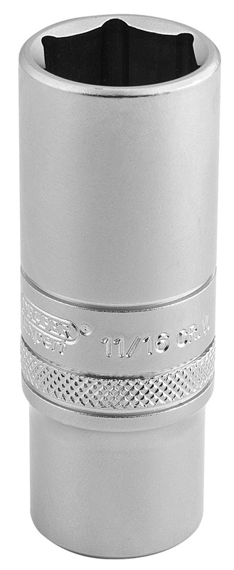 Draper 16585 6 Point Metric Deep Socket, 3/8