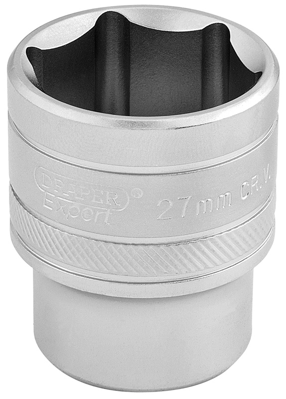 Draper 16618 6 Point Metric Socket, 1/2