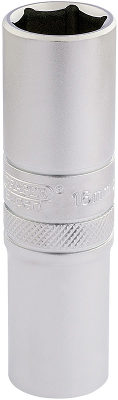 Draper 16648 6 Point Metric Deep Socket, 1/2