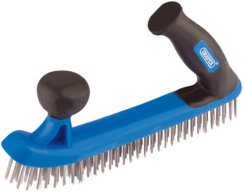 Draper Two Handle Wire Brush, 235mm