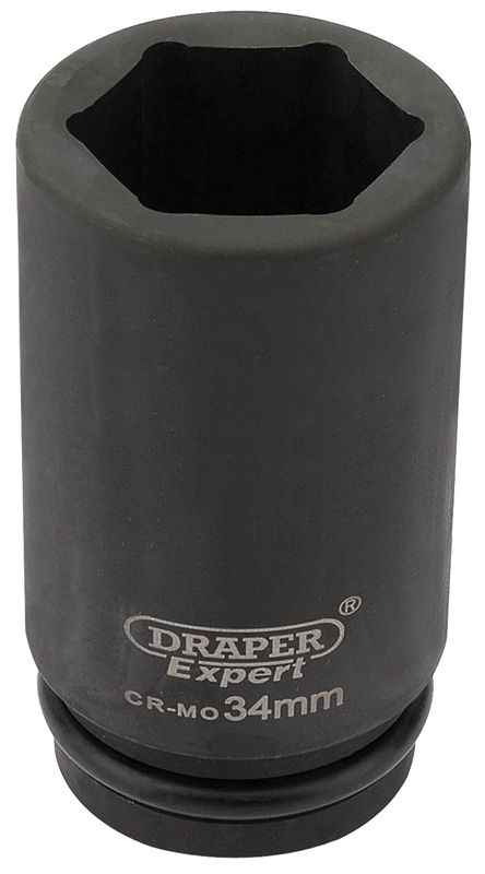 Draper 27142 HI-TORQÂ® 6 Point Deep Impact Socket, 3/4