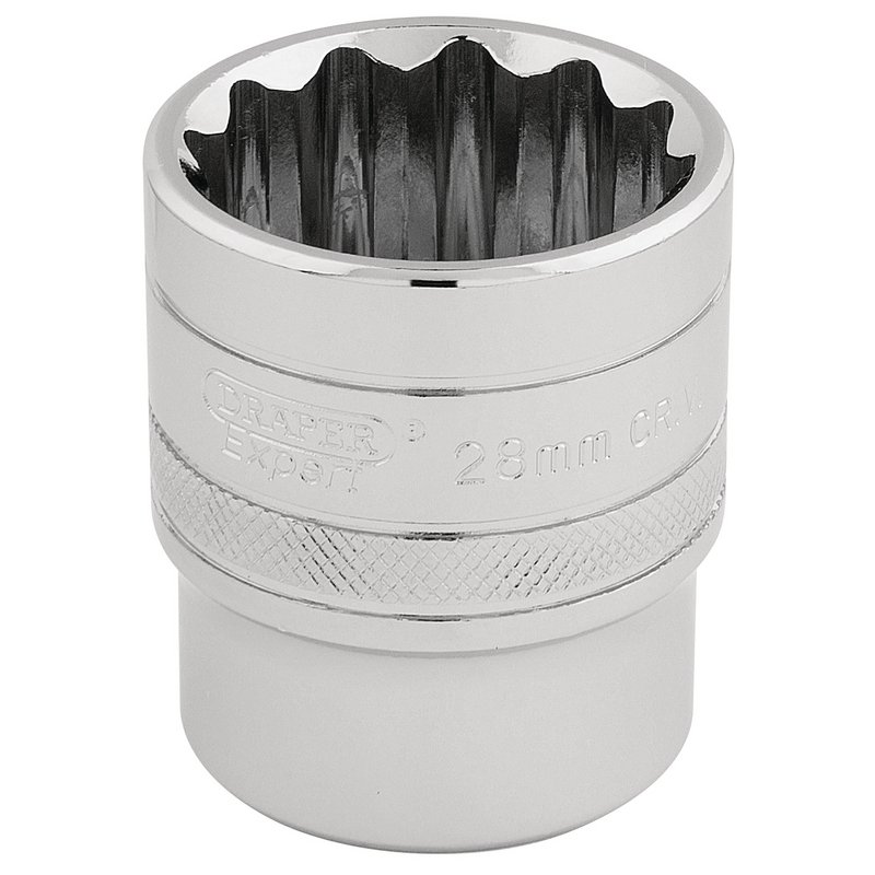 Draper 33518 HI-TORQÂ® 12 Point Socket, 1/2