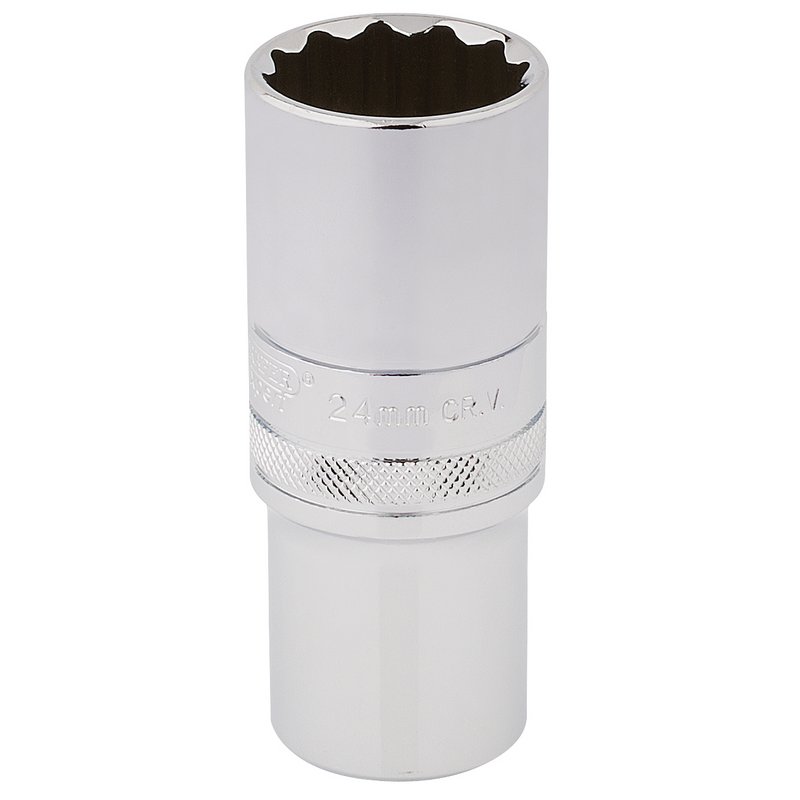Draper 33802 HI-TORQÂ® 12 Point Deep Socket, 1/2