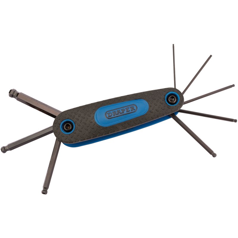 Draper 33837  Ball End Metric Hex. Key Set (8 Piece)