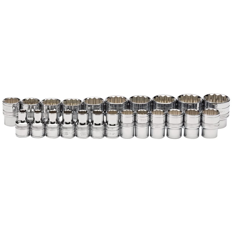 Draper 34561 Loose Metric Socket Set, 1/2