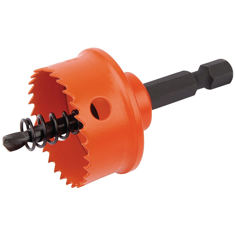 Draper 34986  Bi-Metal Hole Saw with Integrated Arbor, 29mm