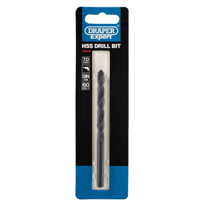 Draper 38639  HSS Drill Bit, 7.0mm