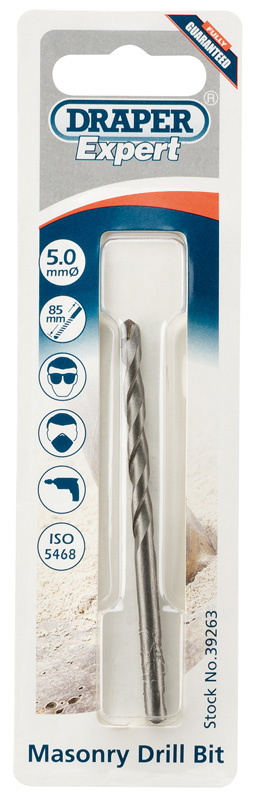 Draper 39263  Masonry Drill Bit, 5 x 85mm