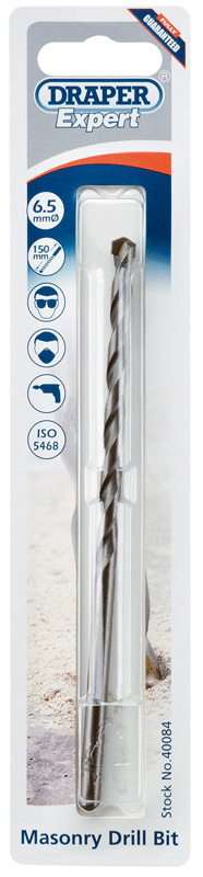 Draper 40084  Masonry Drill Bit, 6.5 x 150mm