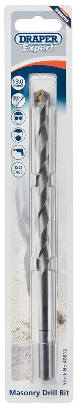 Draper 40812  Masonry Drill Bit, 13 x 200mm