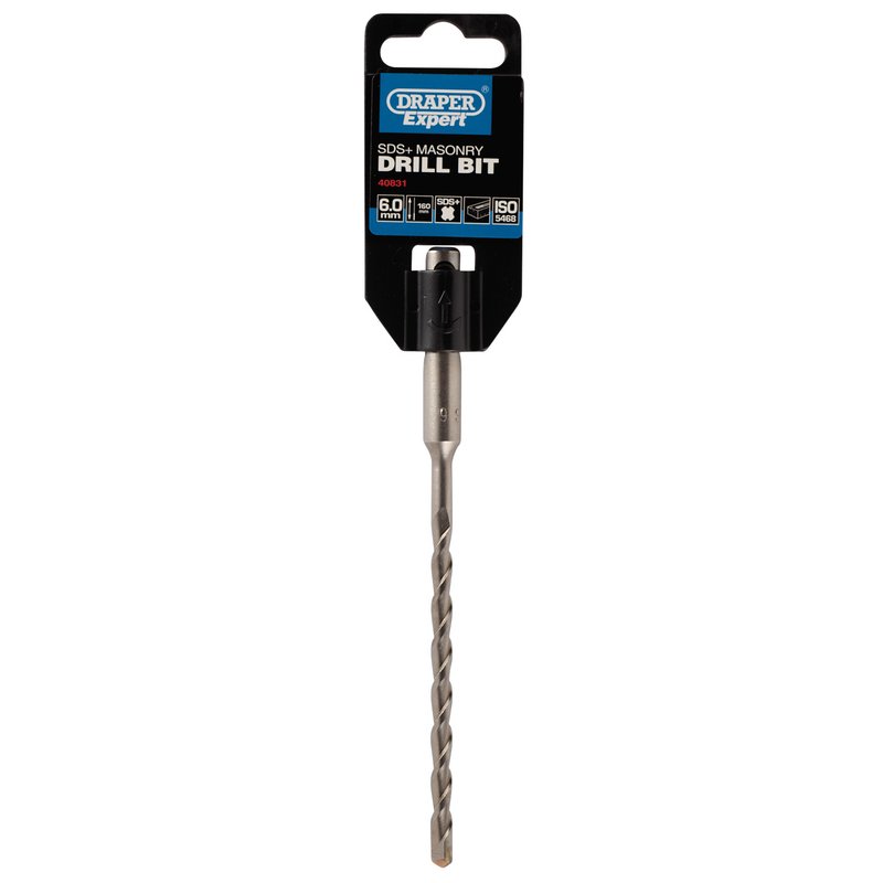 Draper 40831  SDS+ Masonry Drill Bit, 6.0 x 160mm