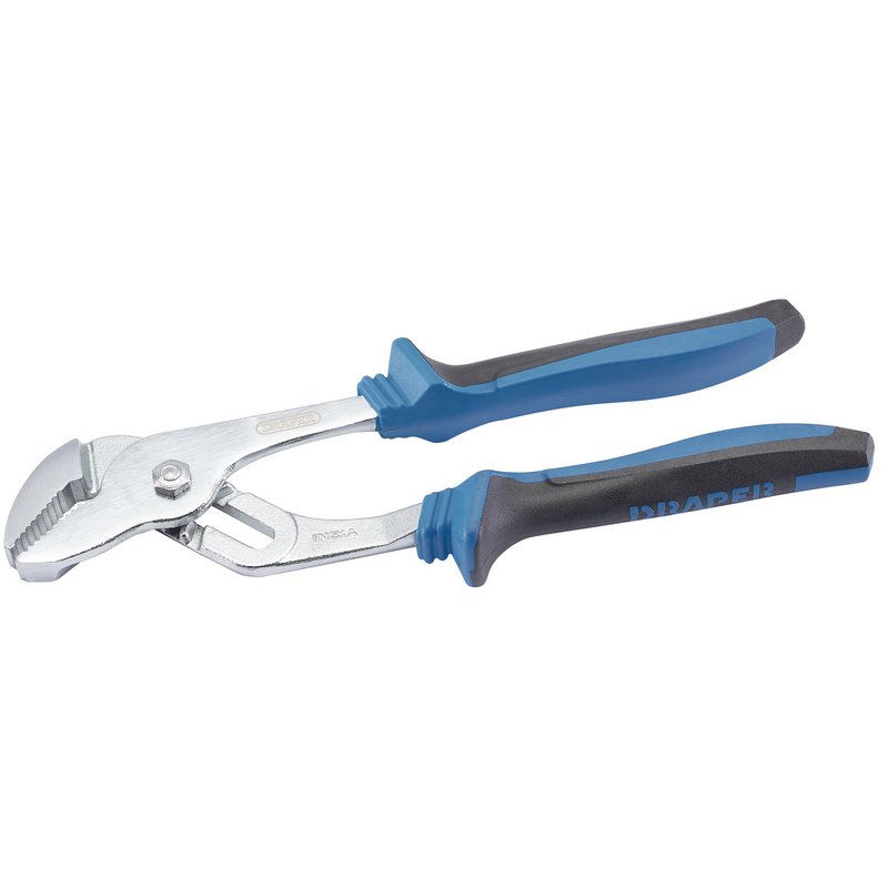 Draper Soft Grip Waterpump Pliers, 240mm, 33mm Capacity