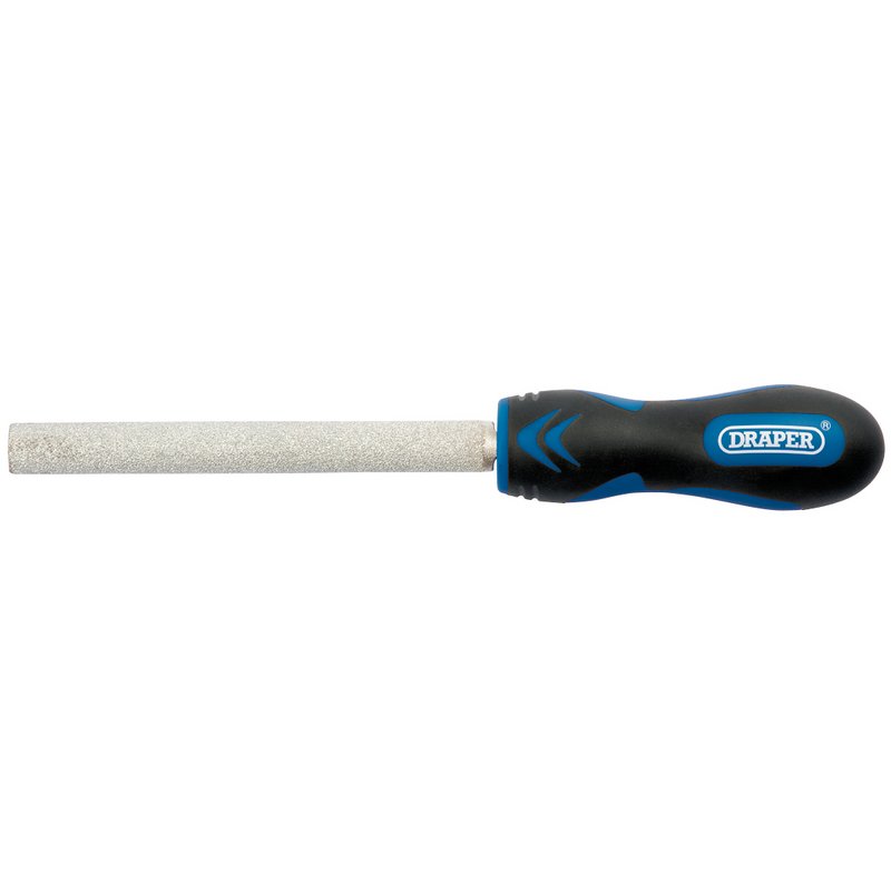 Draper 49421  Soft Grip Half Round Tiling File, 140mm