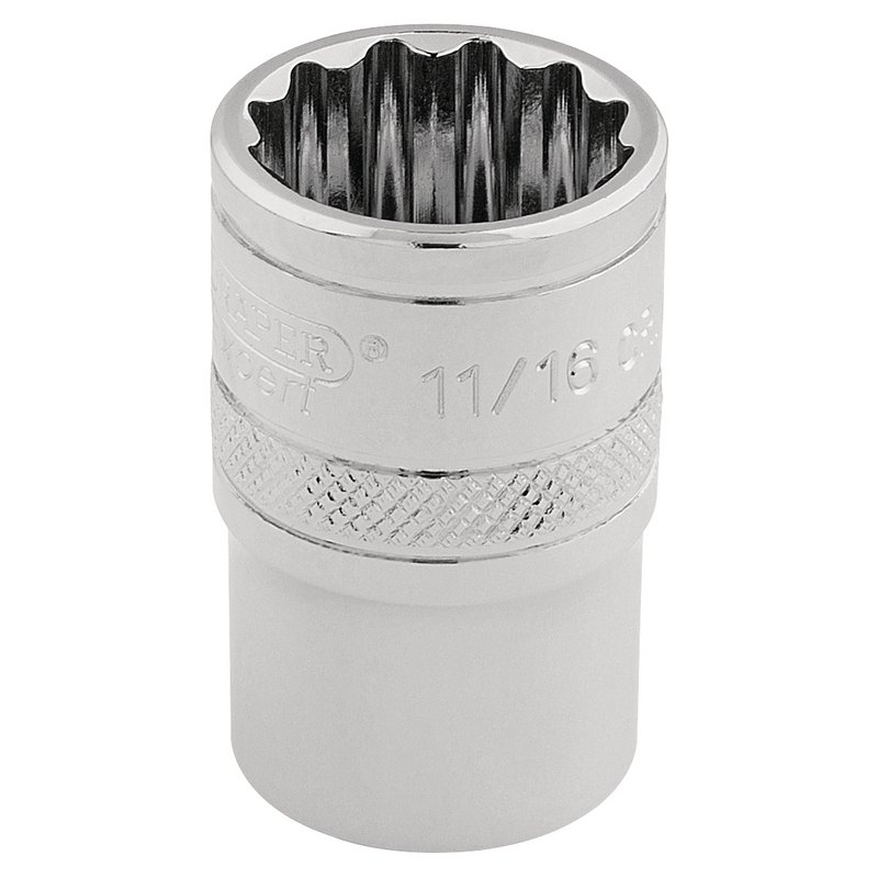 Draper 49480 HI-TORQÂ® 12 Point Socket, 3/8
