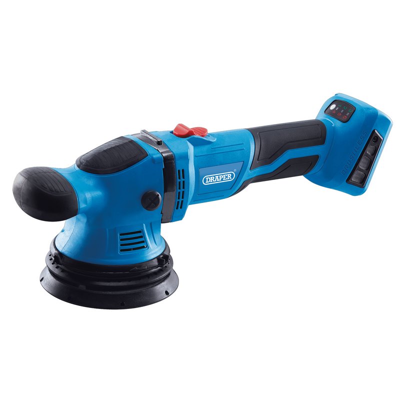 Draper 58318 D20 20V Brushless Random Orbit Polisher 125mm