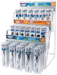 Draper 64050 Auger and Flat Wood Bit Merchandiser 123 Piece