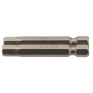 Draper 64259 Hexagonal Insert Bit 6mm 1/4