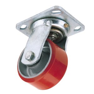 Draper 65526 Heavy Duty Polyurethane Swivel Wheel 125mm 300kg