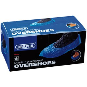 Draper 66002 Disposable Overshoe Covers Box of 100