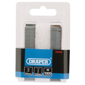 Draper 66089 'I' Nails 14mm Pack of 1000