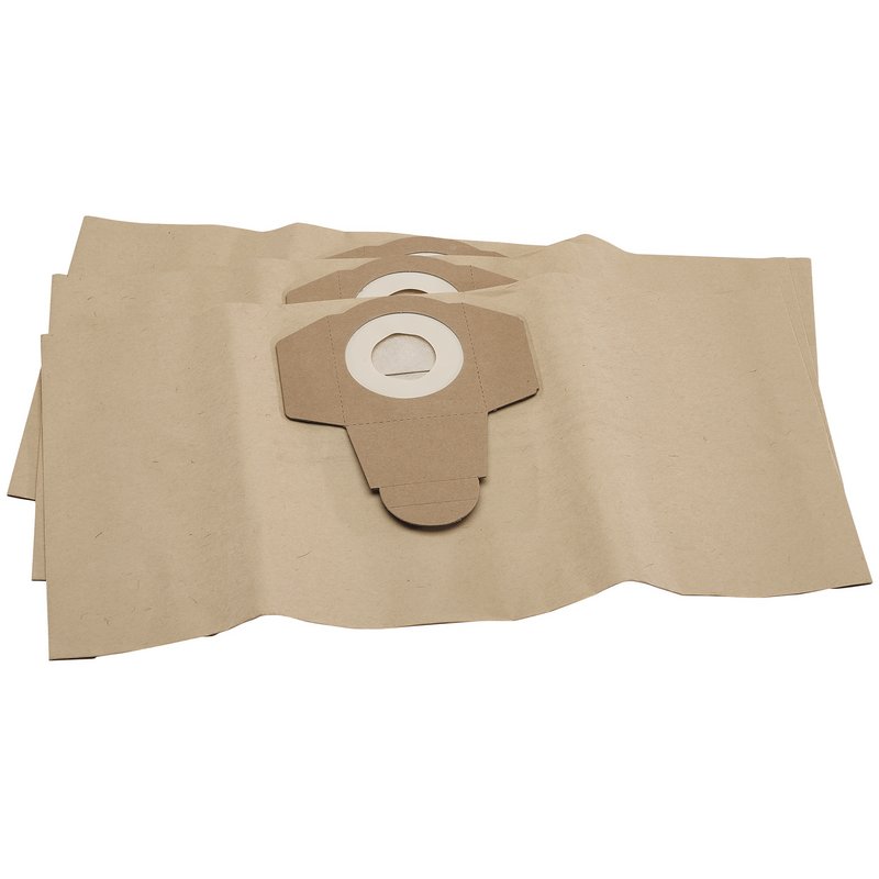 Draper 74354  Paper Dust Bags, 15L (Pack of 3)