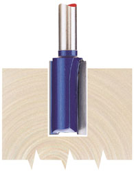 Draper 75334 TCT Router Bit 1/4in Straight 12.7 x 25mm