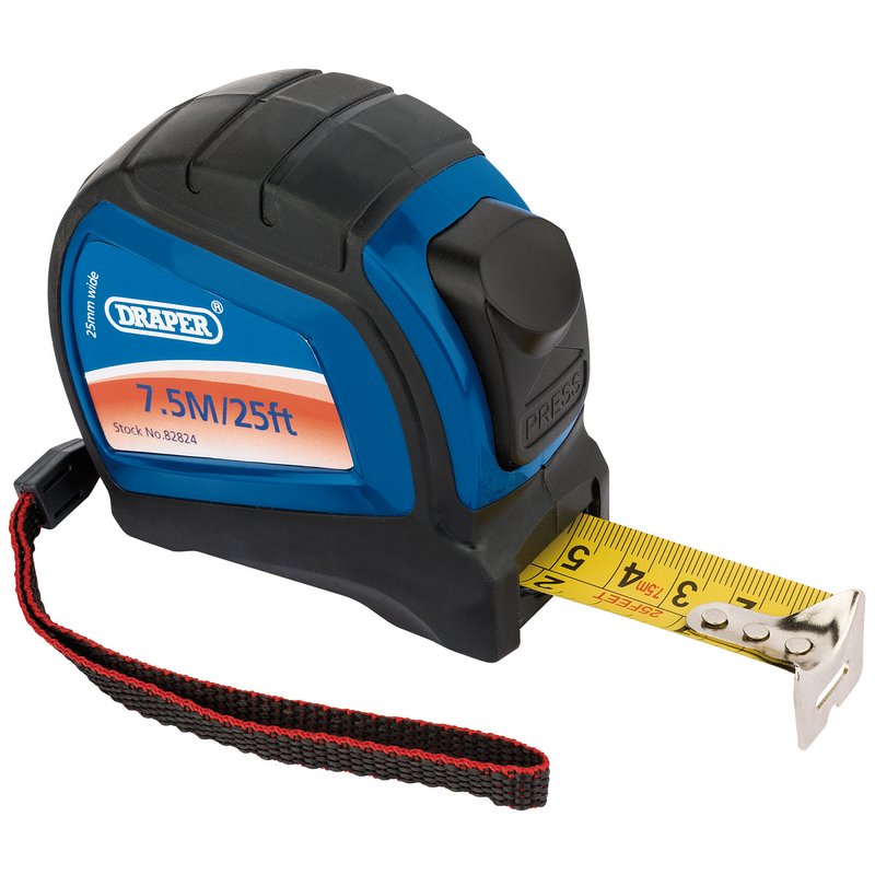 Draper Expert Measuring Tape, 7.5m/25ft