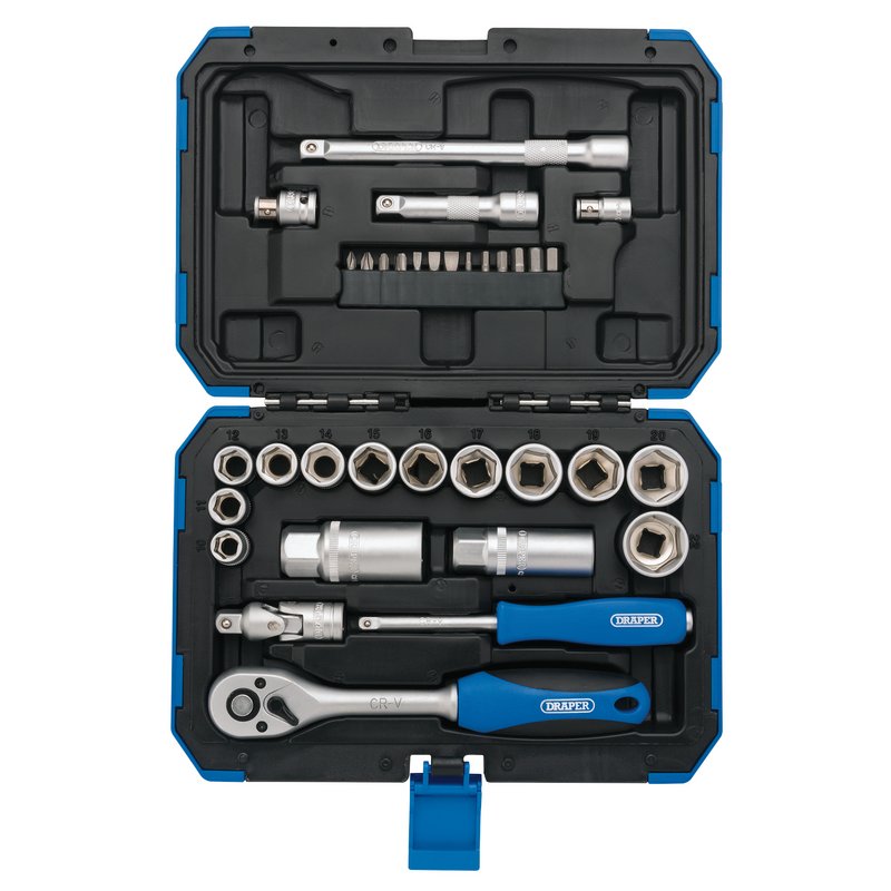 Draper 89558 Metric Socket Set, 3/8