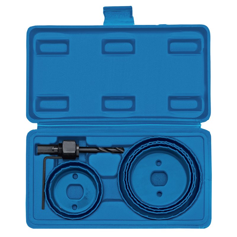 Draper 89716  Holesaw Kit for Downlights (9 Piece)