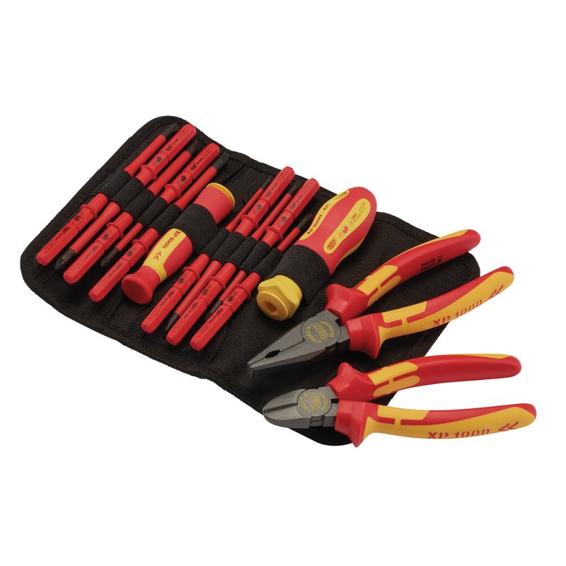 Draper 94860 XP1000Â® VDE Slimline Interchangeable Screwdriver and Pliers Set (14 Piece)
