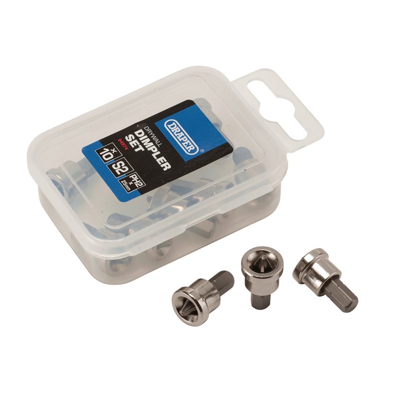 Draper 94974  Drywall Dimpler Set, PH2 x 25mm (10 Piece)