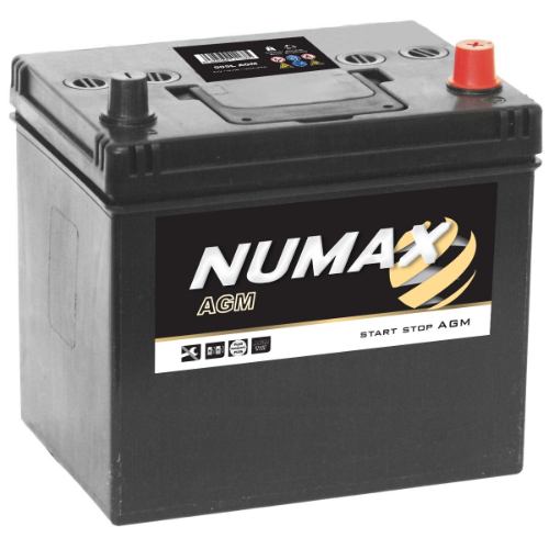 Numax - 005LAGM - Agm Car Battery 12V 55Ah