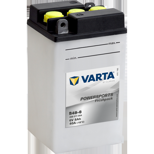 008011004 Varta Powersports Freshpack Battery 6V 8Ah, 1 Year Warranty