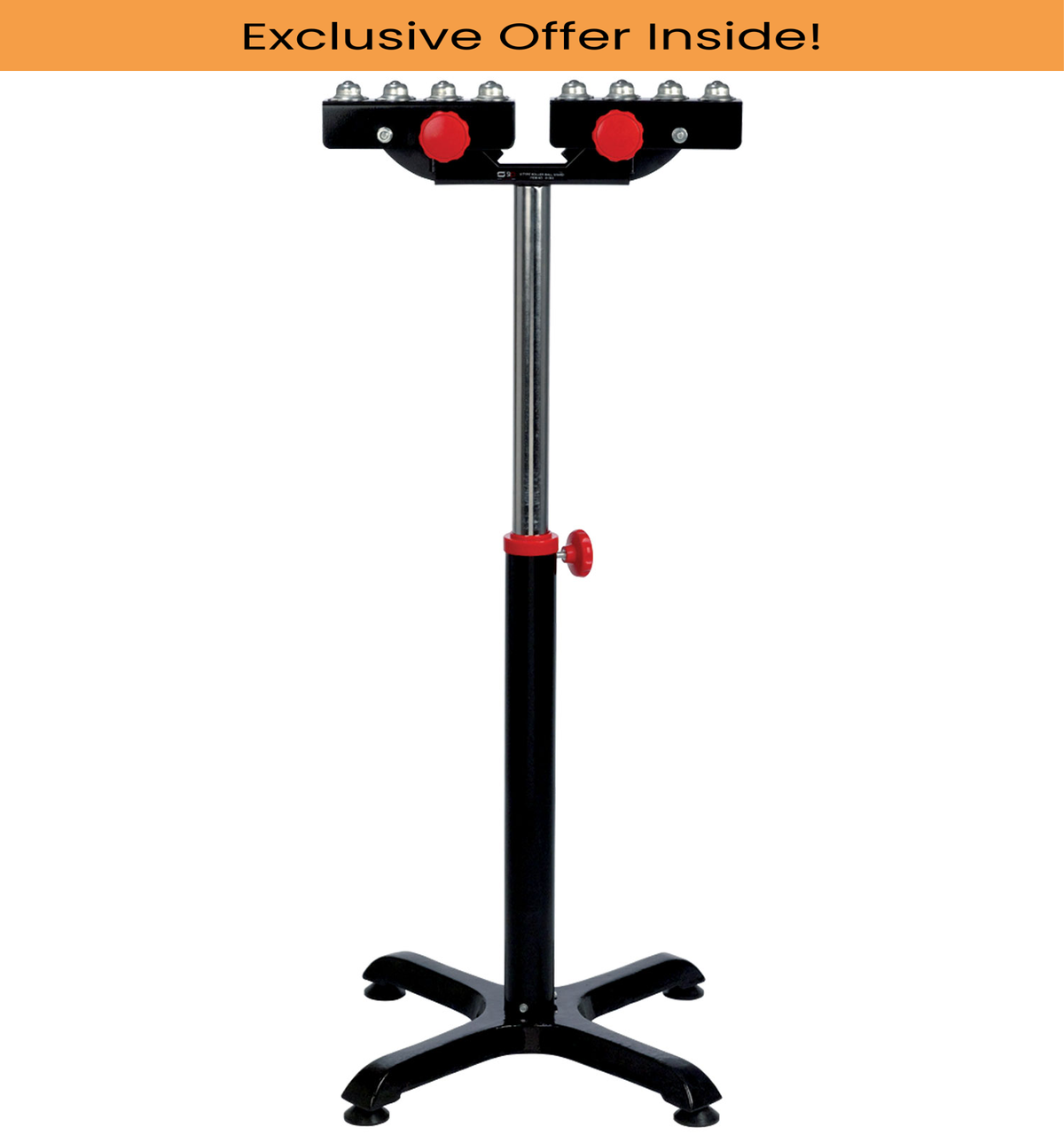 SIP 01383 Adjustable V Roller Ball Stand