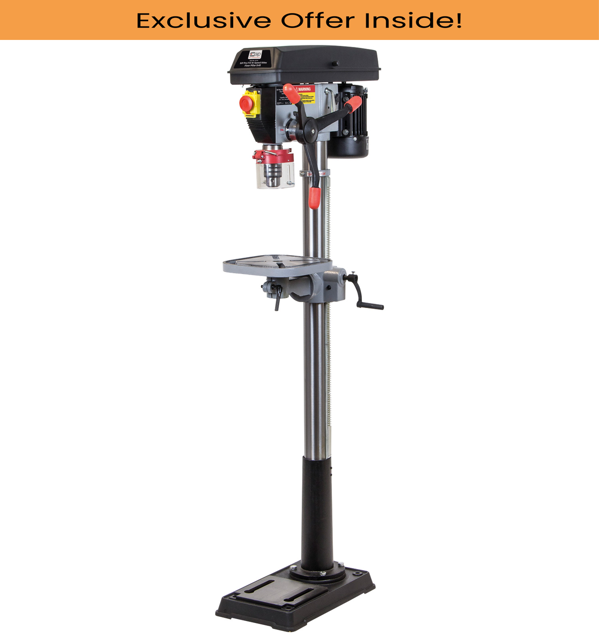 SIP 01714 Pro F16 16-Speed 550w Floor Pillar Drill