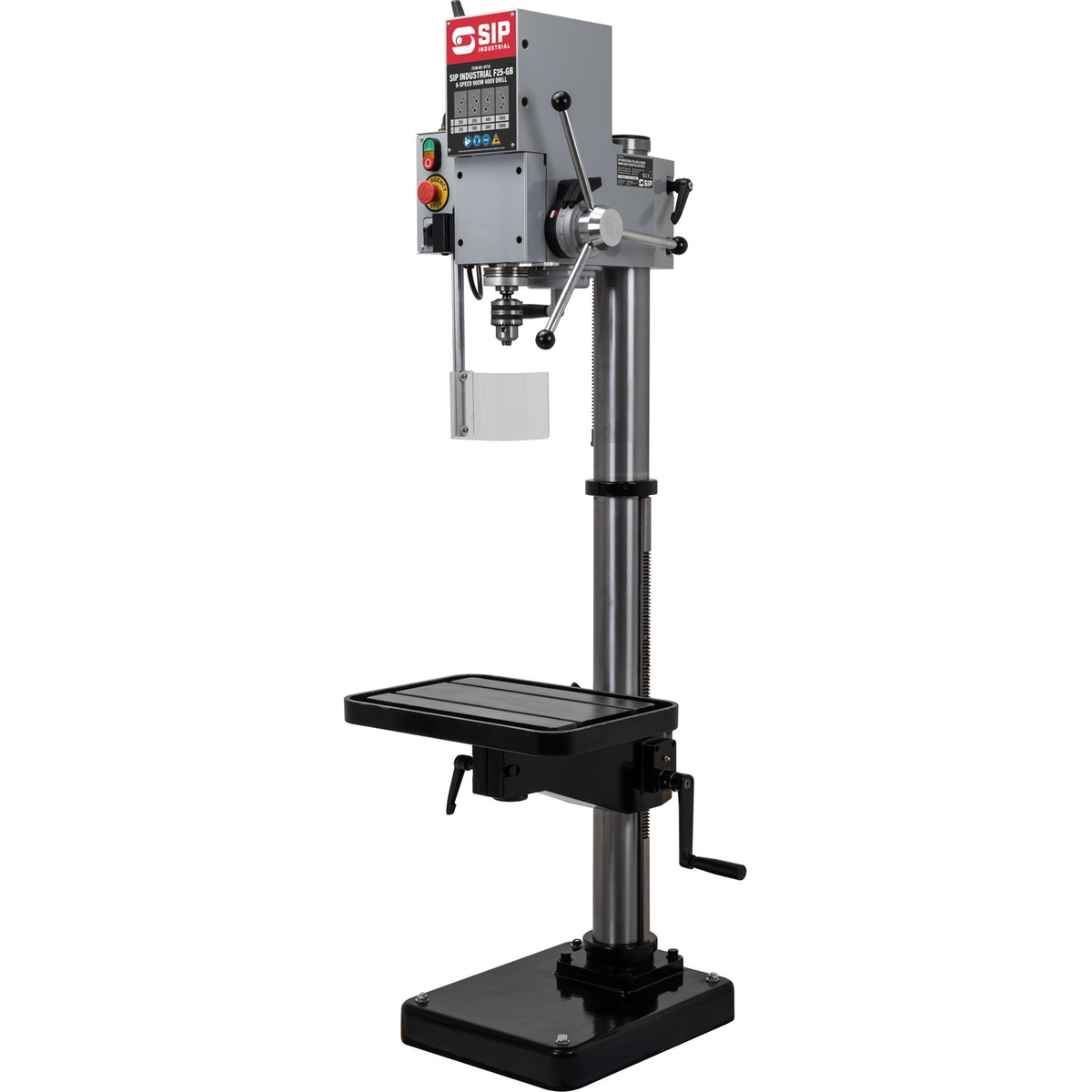 SIP 01719 Industrial F25-GB 8-Speed 900w 400v Floor Pillar Drill