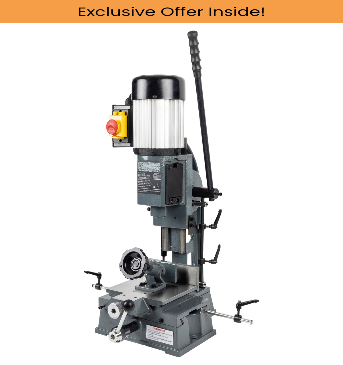 SIP 01944 Bench Morticer with Sliding Table