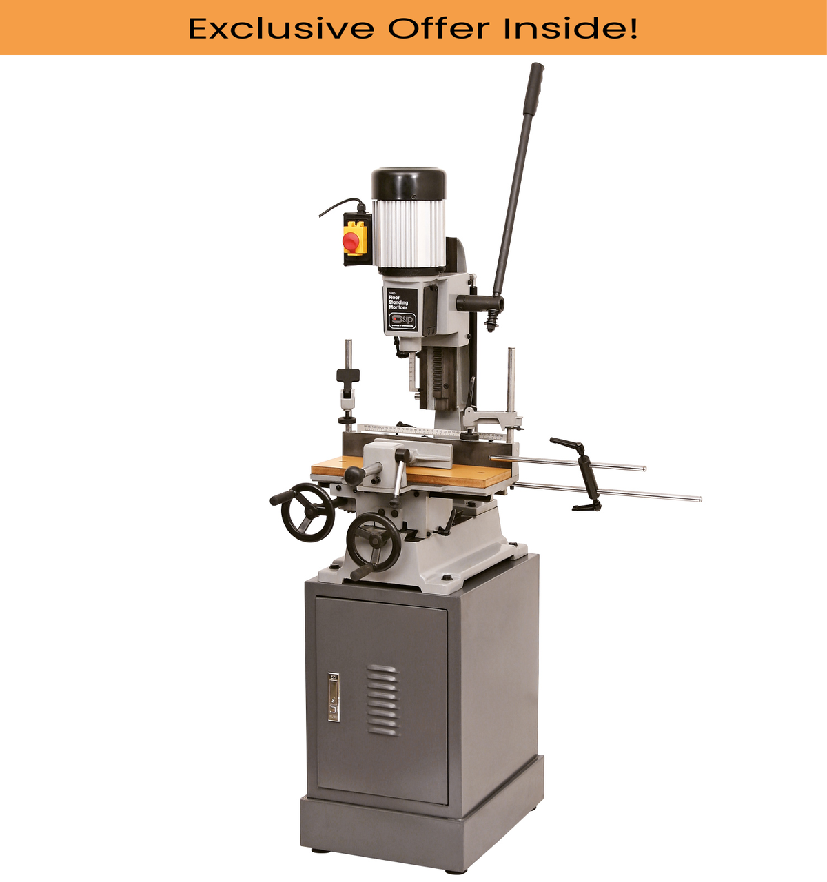 SIP 01950 Bench Morticer with Cabinet