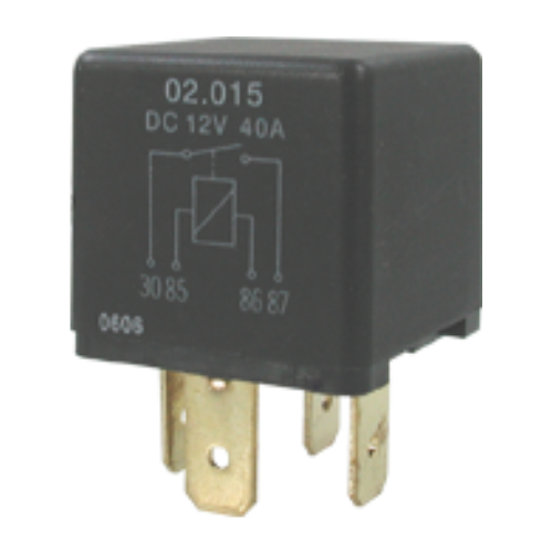 Mini Relay - 4 Pin, Open Contact, 12V, CCL - 02-015