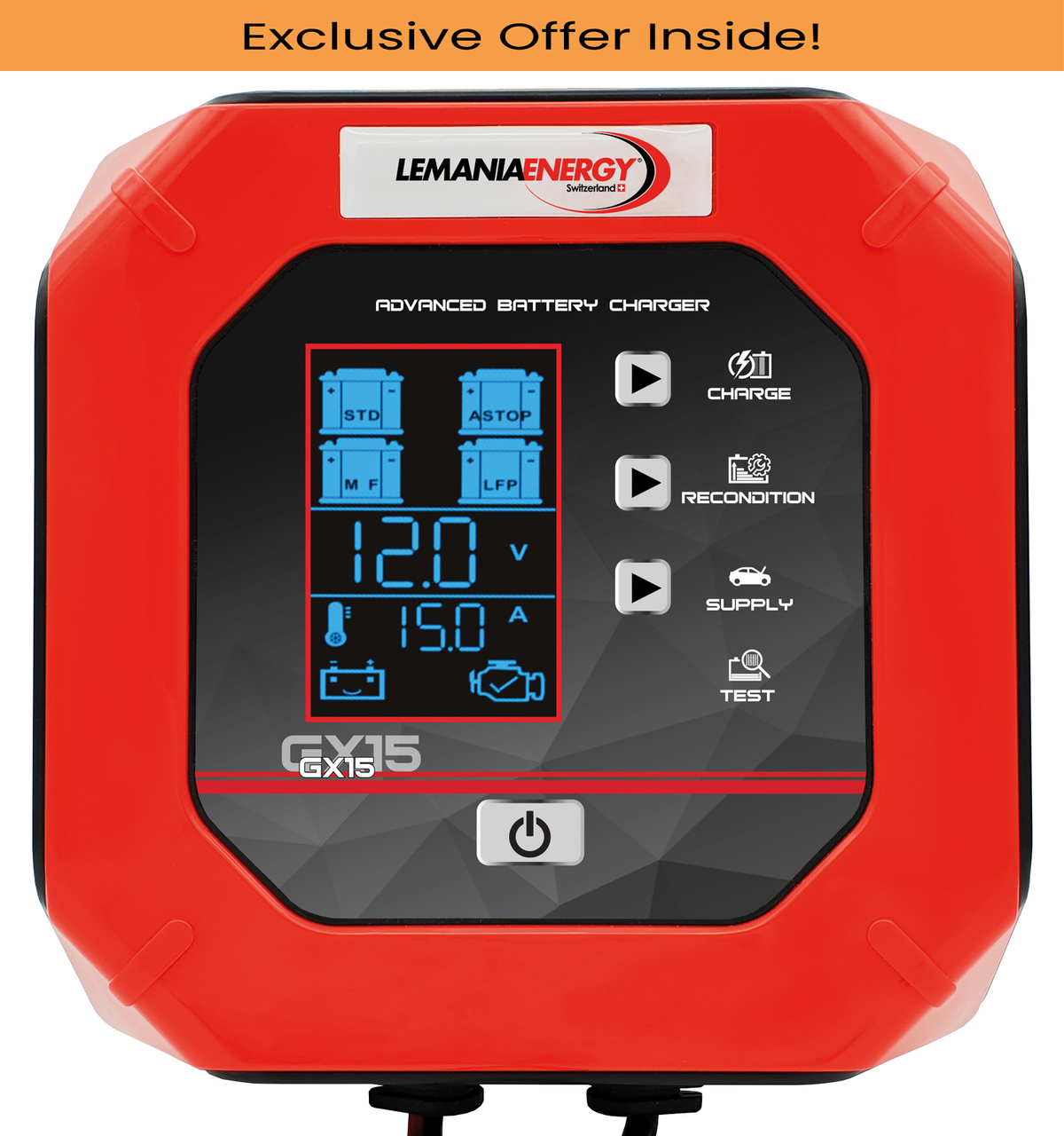 SIP 03574 advanced Battery Charger GX15
