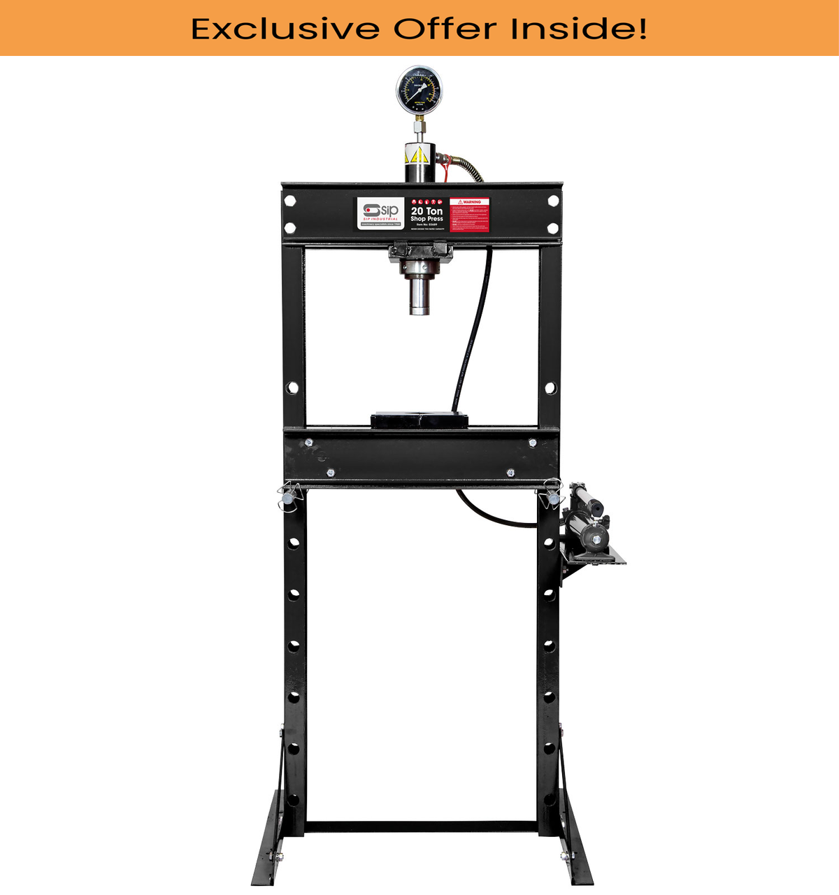 SIP 03689 20 Tonne Manual Workshop Floor Press
