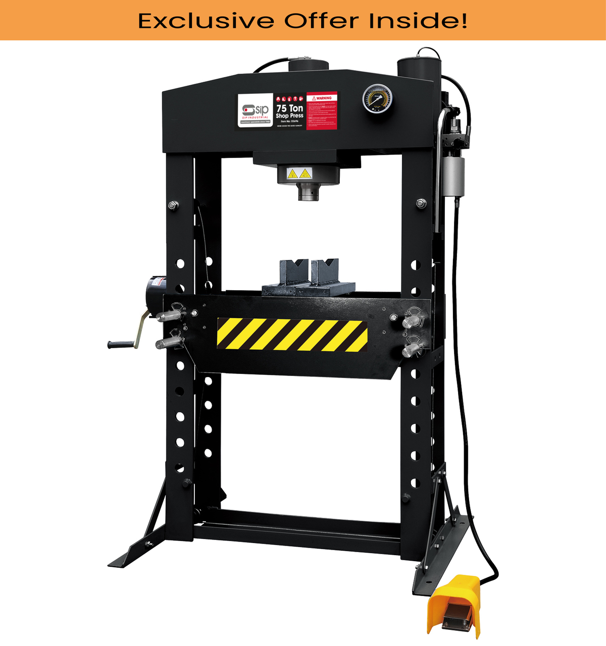 SIP 03696 75 Tonne Shop Floor Press